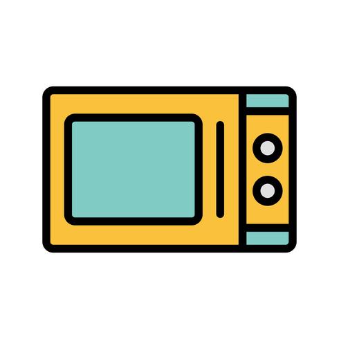 Microwave Oven Vector Icon