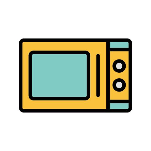 Microwave Oven Vector Icon