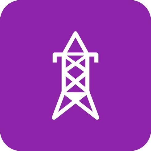 Electric tower Vector Icon