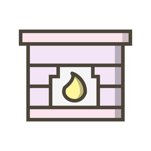 Fire Place Vector Icon