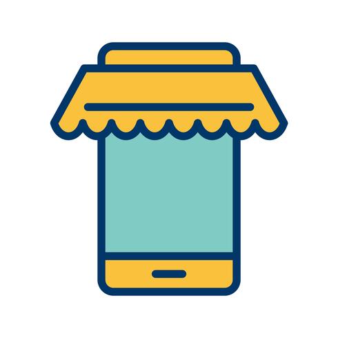 Vector Online Shopping Icon