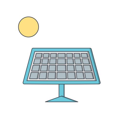 Icono de Vector de energía solar