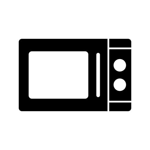 Microwave Oven Vector Icon