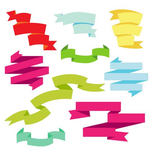 Set of banners vector