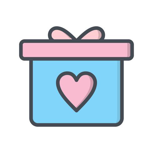 Vector icono de regalo