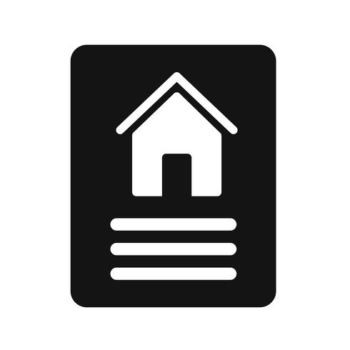 House Document Vector Icon