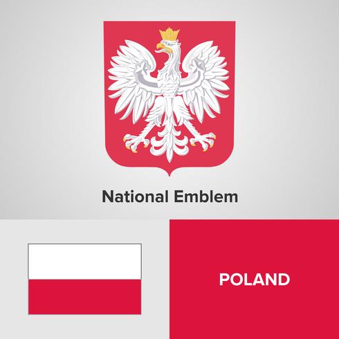 National Emblem, Map and flag  vector