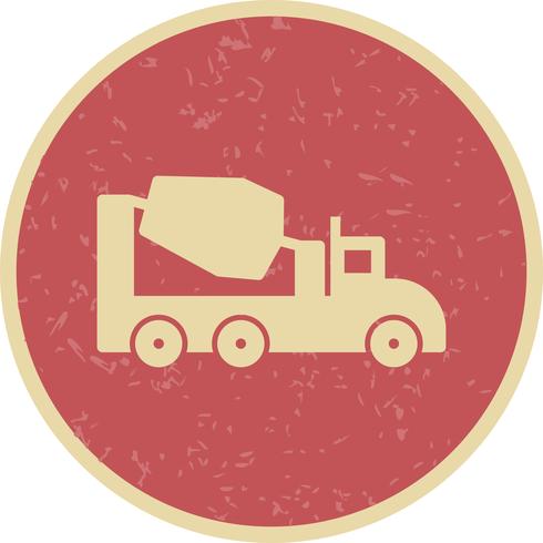 Concrete Mixer Vector Icon