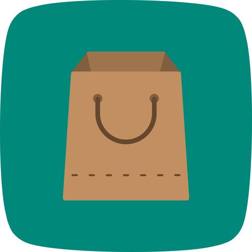 Vector icono de bolsa de compras