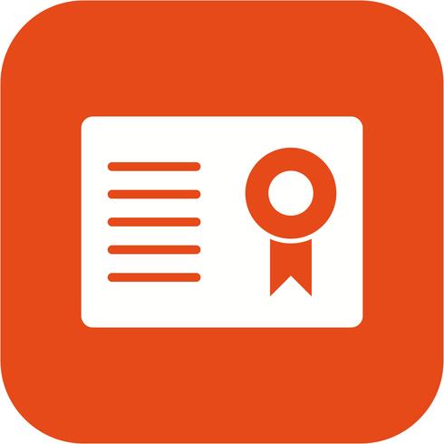 Vector Certificate Vector Icon