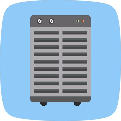 Icono de Vector de refrigerador de habitación