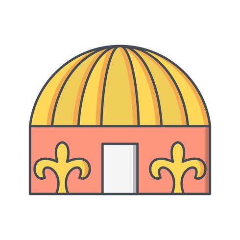 Yurt Vector Icon