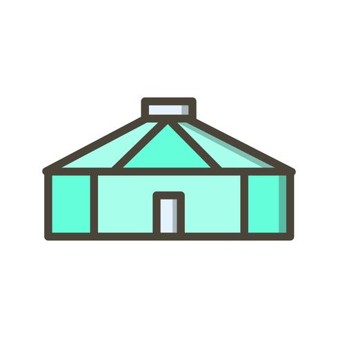 Yurt Vector Icon