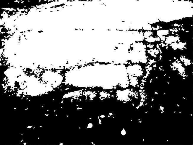 Grunge blanco y negro textura de socorro. vector