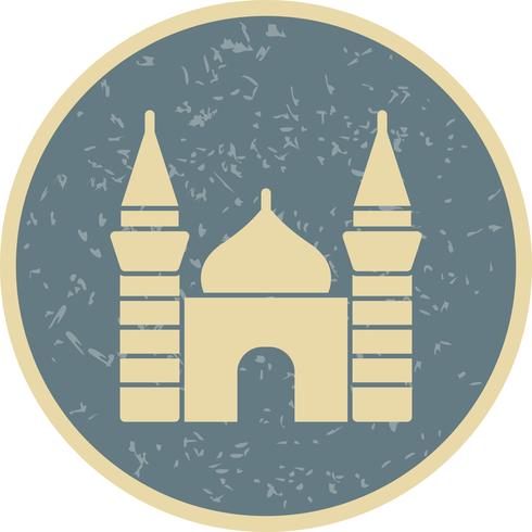 Icono de vector de la mezquita