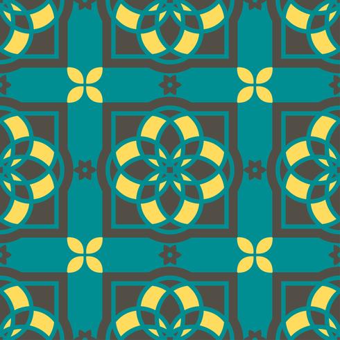 Portuguese azulejo tiles. Seamless patterns.  vector