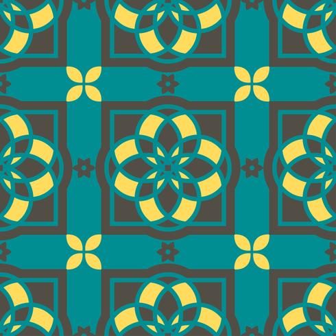 Portuguese azulejo tiles. Seamless patterns.  vector