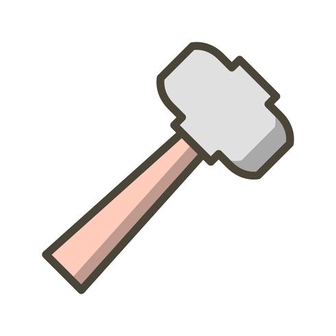 Hammer Vector Icon
