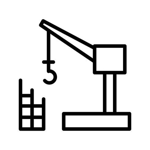 Construction Crane vector