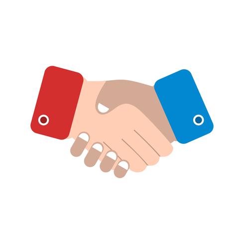 Handshake Vector Icon Sign Icon Vector Illustration For Personal