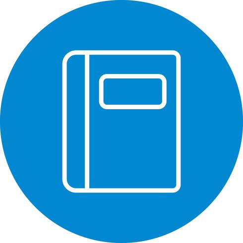 Vector Notebook Icon