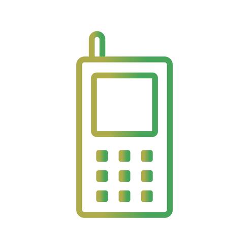 Icono de vector de teléfono celular