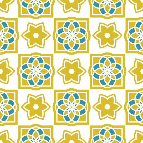 Portuguese azulejo tiles. Seamless patterns.  vector