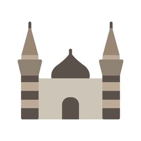 Icono de vector de la mezquita