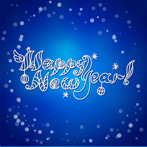 Happy New Year Card vector