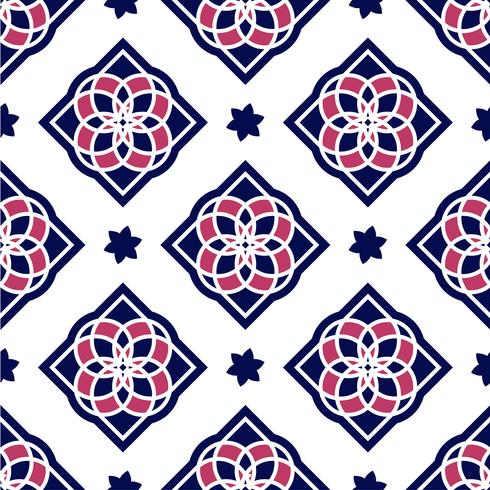 Azulejos de azulejo portugués. Patrones sin fisuras vector