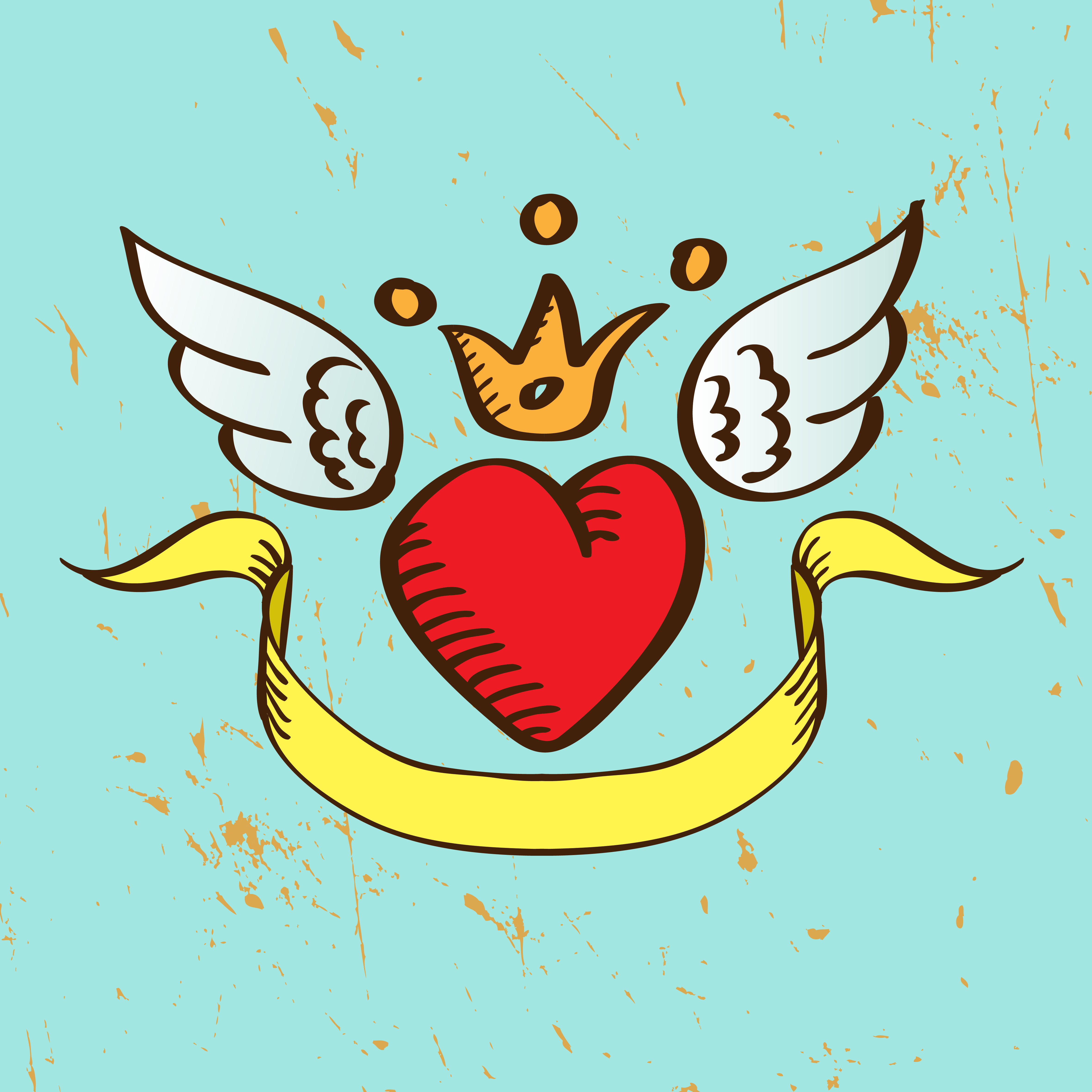 Free Free Heart Wings Svg 203 SVG PNG EPS DXF File