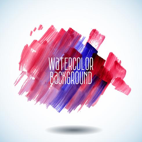 red abstract watercolor background vector