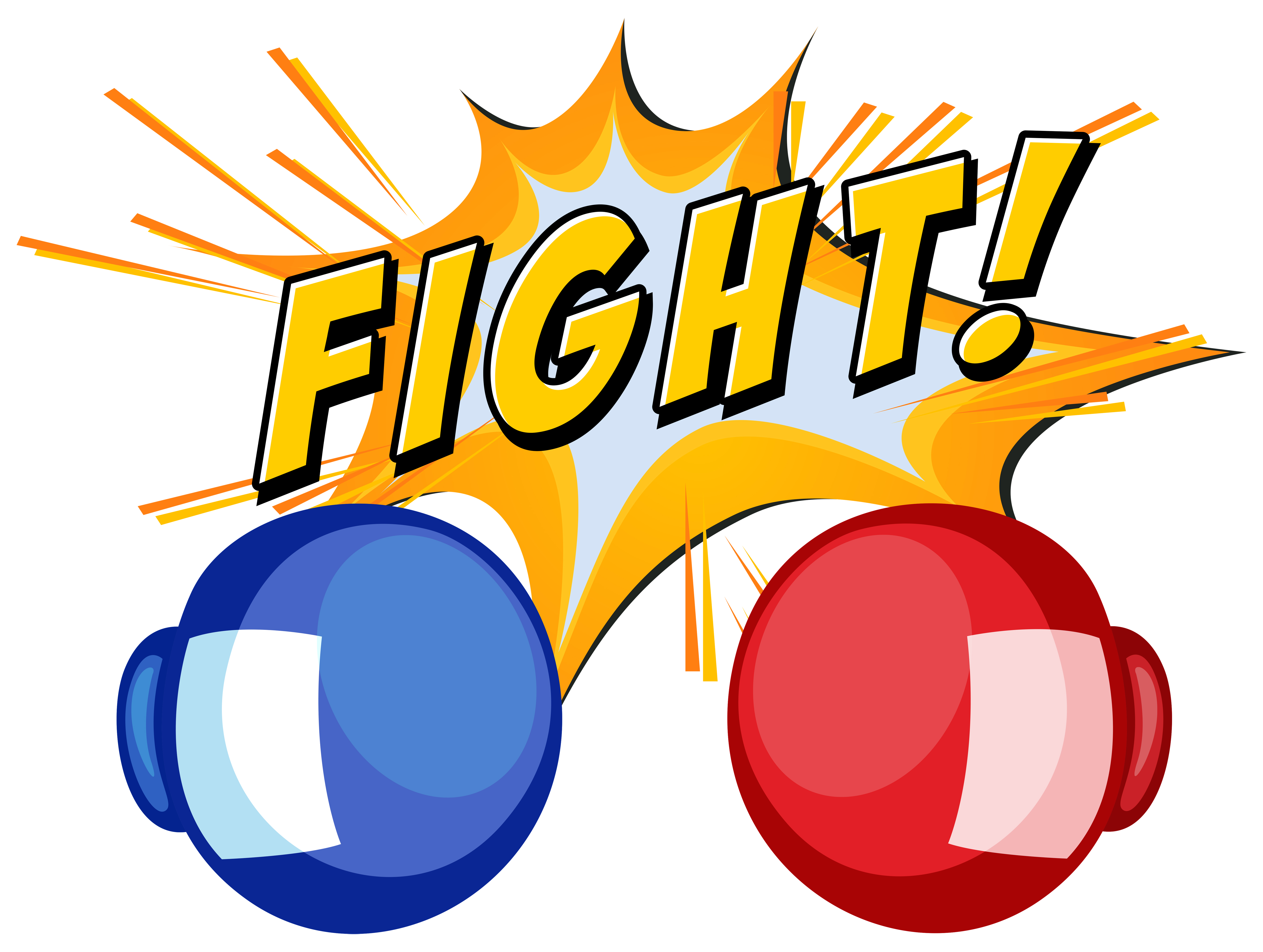 Boxing gloves and word fight on white background 352663 Boxing gloves and word fight on white background 352663