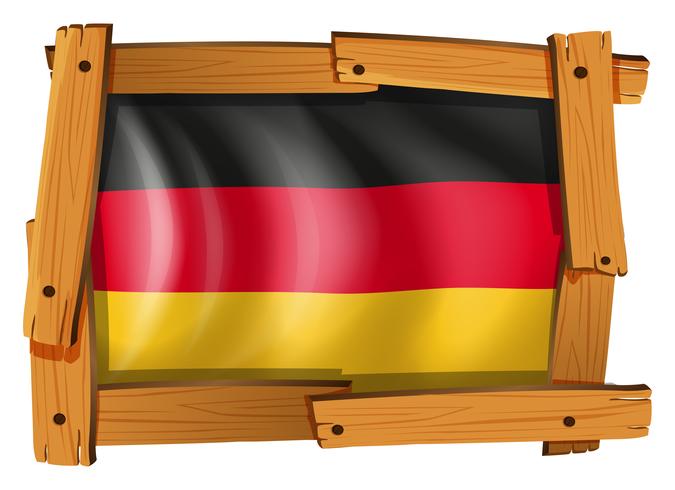 Diseño de iconos para bandera de Alemania vector