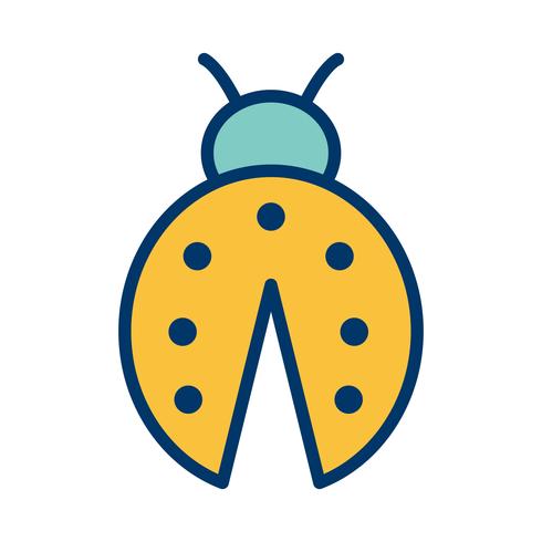 lady bug vector icon