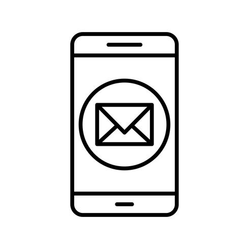 Message Mobile Application Vector Icon