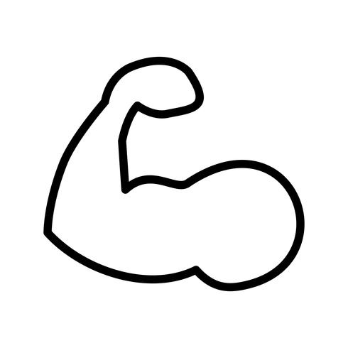 Vector Body Building Icon