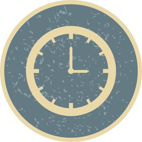 Icono de vector de reloj