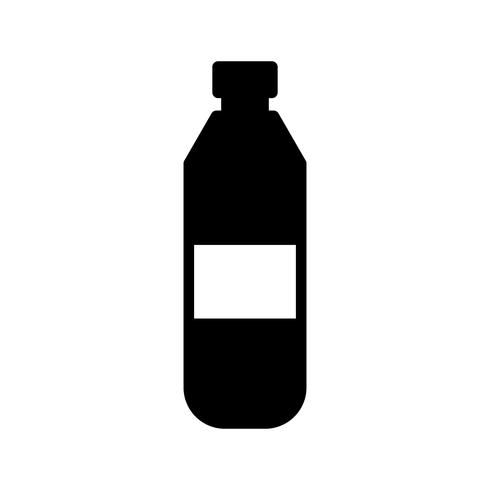 Vector icono de botella de agua