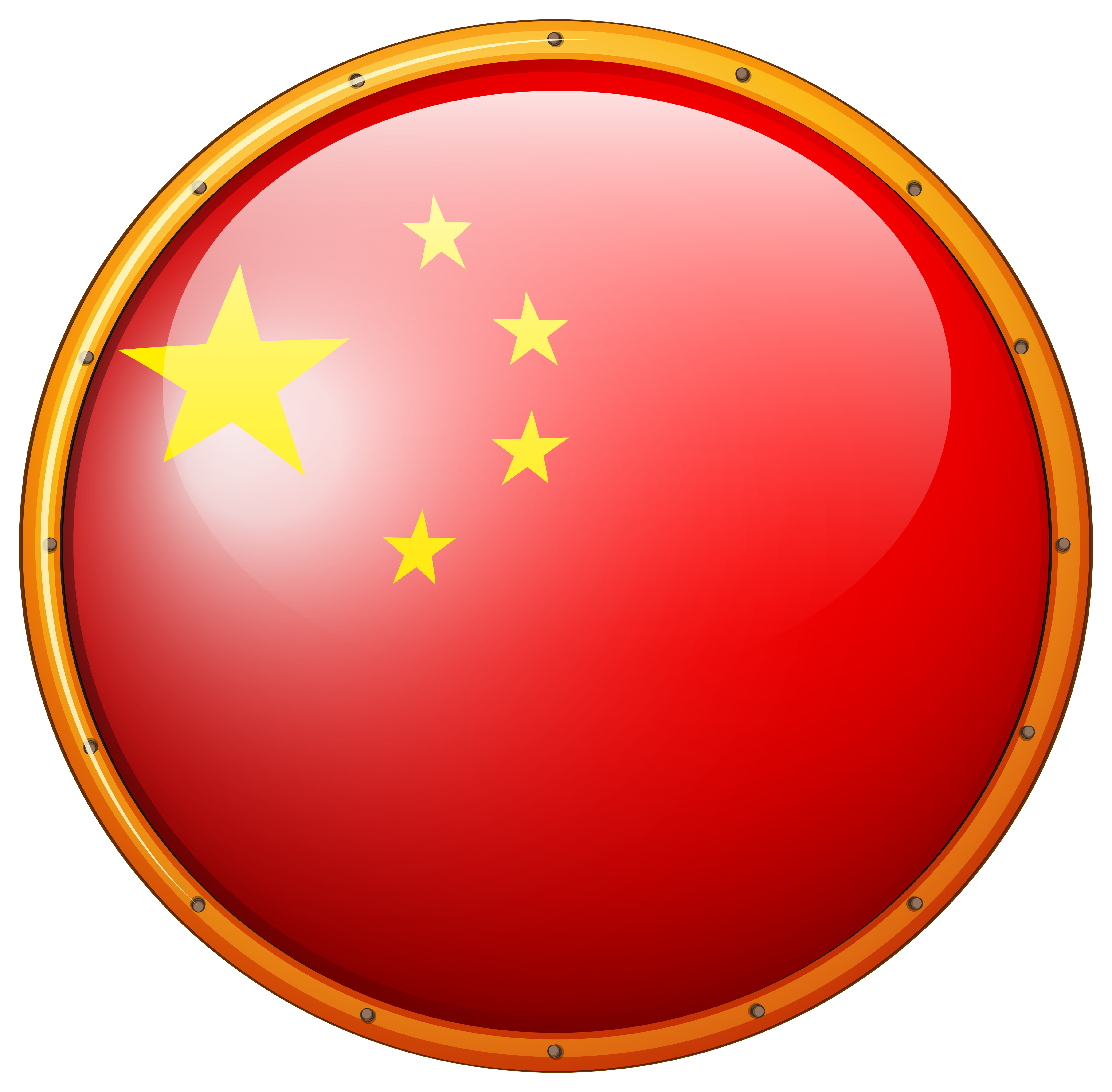 Round icon for flag of China - Download Free Vectors ...