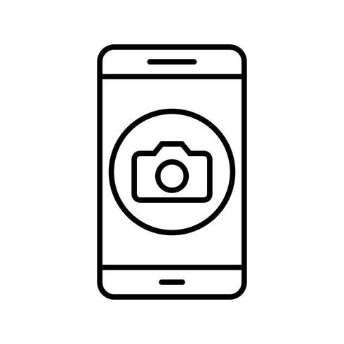 Camera Mobile Application Vector Icon