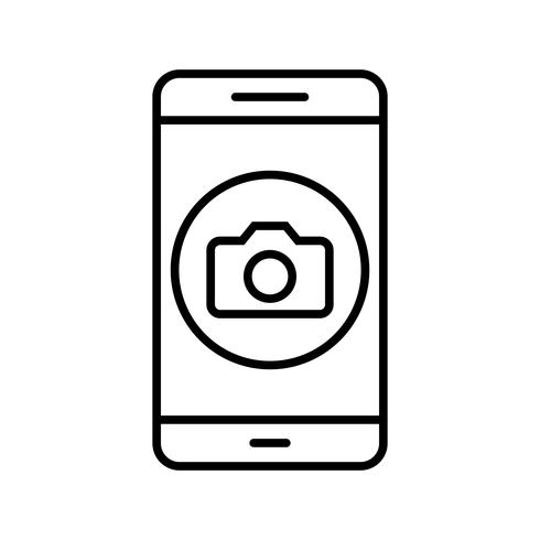 Camera Mobile Application Vector Icon