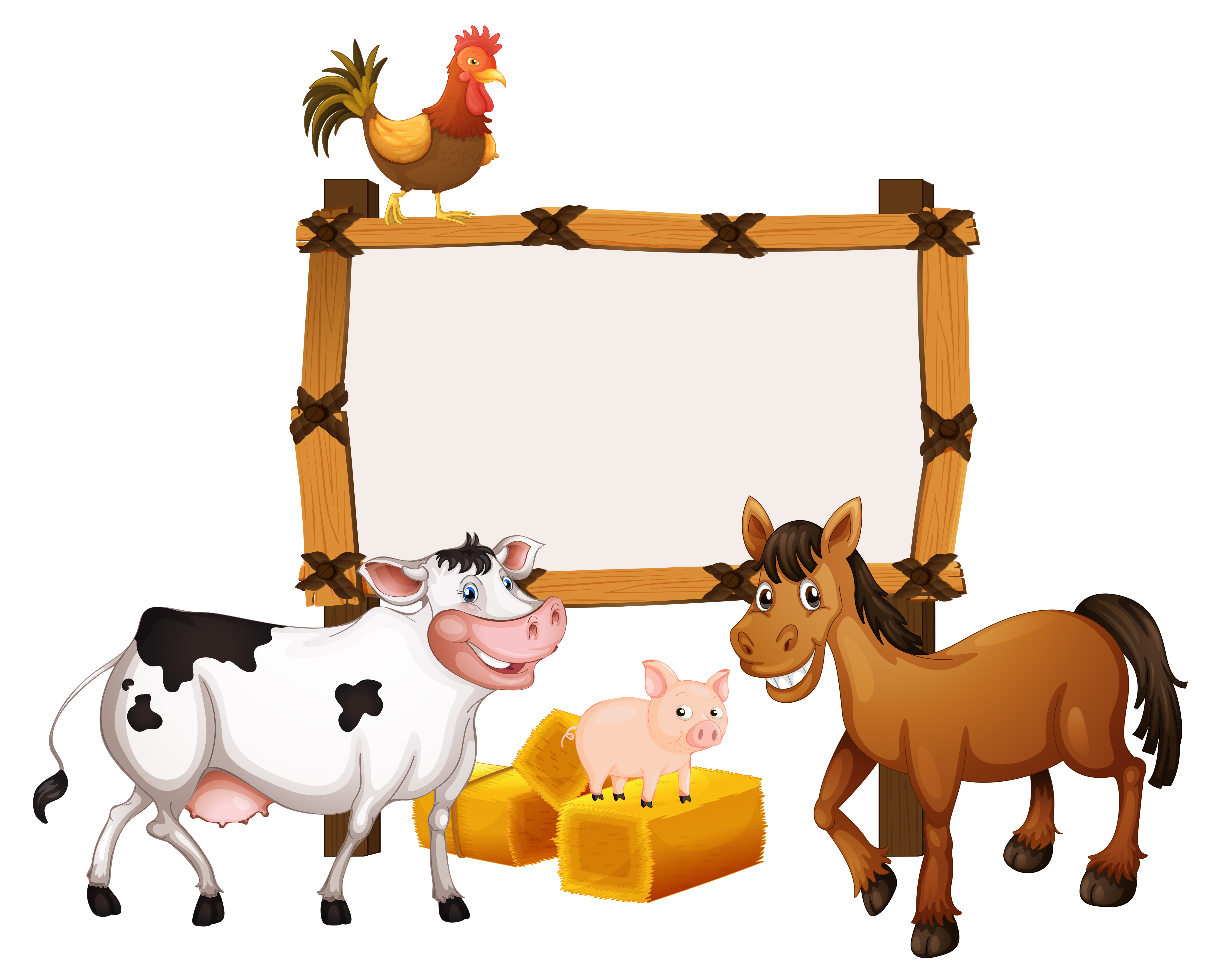 Farm Animals Template