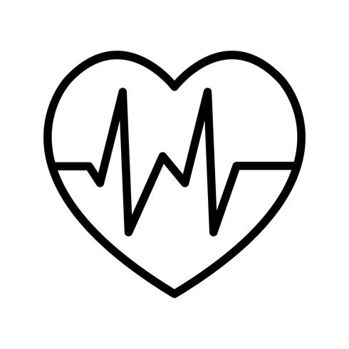 Vector Heart Beat Icon