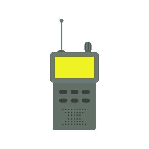 Icono de Vector de Walkie Talkie