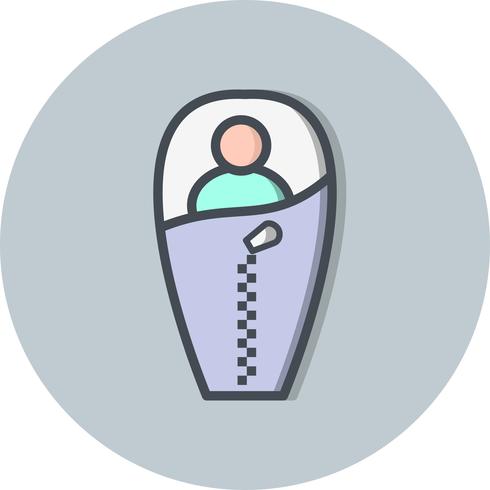 Sleeping Bag Vector Icon