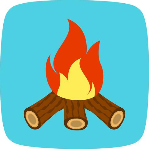 Bone fire Vector Icon