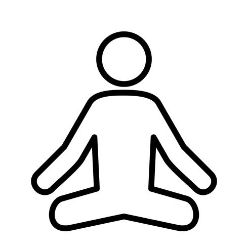 Download Vector Yoga Icon - Download Free Vectors, Clipart Graphics & Vector Art
