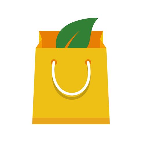 Eco Bag Vector Icon