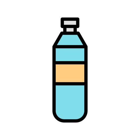 Vector icono de botella de agua